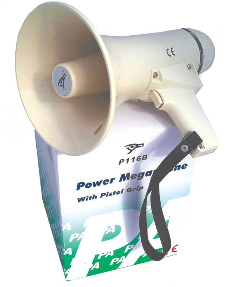 Eagle P116B Handheld Megaphone with Pistol Grip